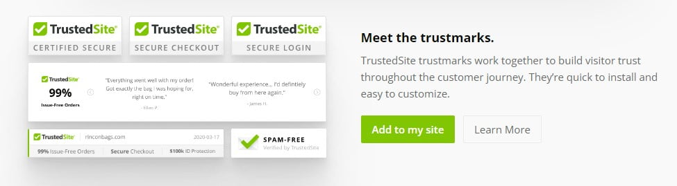 TrustedSite Features
