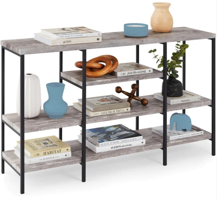 Best Choice Products 4 Tier Industrial Console Table