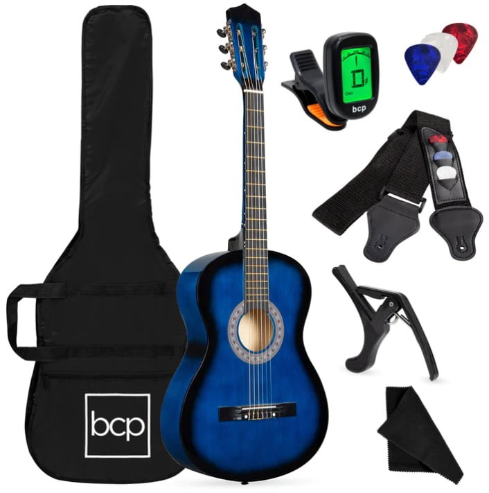 Best Choice Products Beginner Acoustic Guitar Set With Case