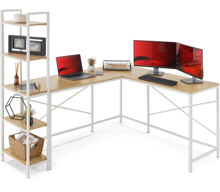 Best Choice Products L Shaped Computer Desk