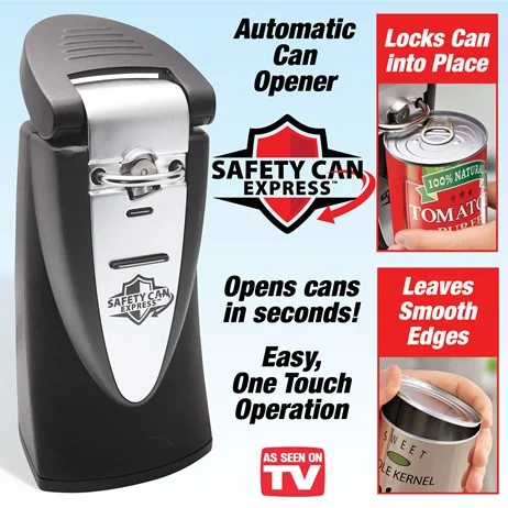 Collections Etc. Safety Can Express One Touch Automatic Can Opener
