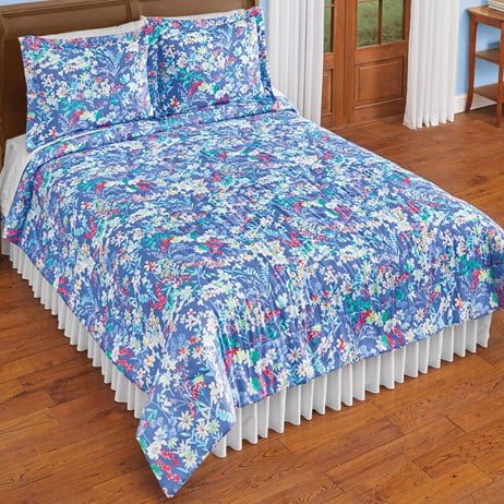 Wild Flowers Bed Comforter And Pillow Sham Set