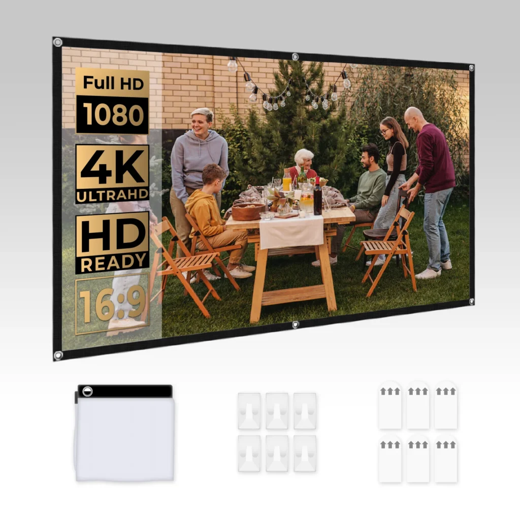 Portable 120 Inch HD Screen