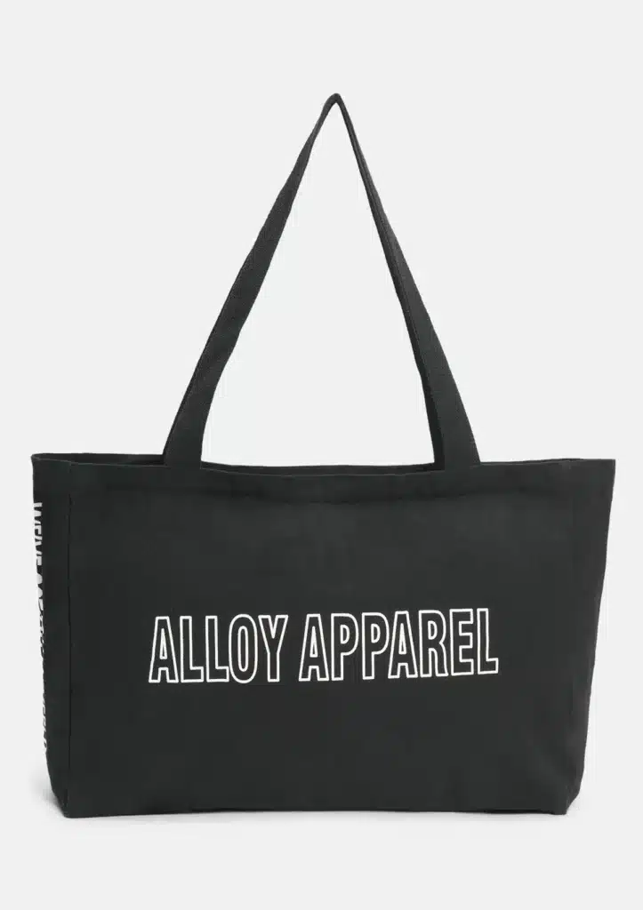 Alloy Apparel Canvas Tote Bag