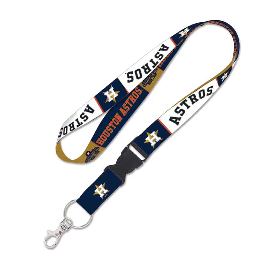 Houston Astros WinCraft 2023 Gold Collection 23 Lanyard with Detachable Buckle