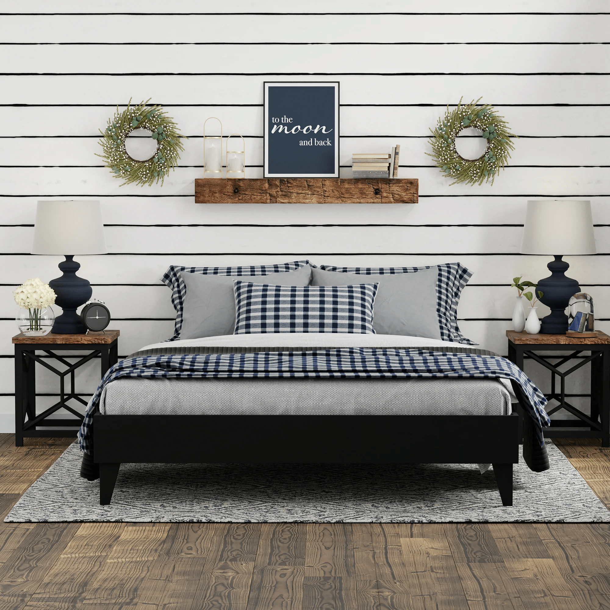 Wooden Platform Bed Frame