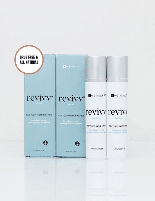 Revivv® for Him 3 Month Hair Growth Support Serum for Men