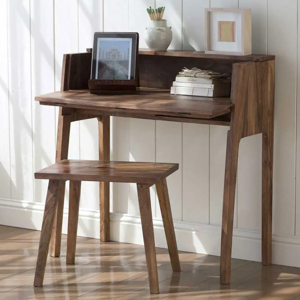 Foldaway Console Desk And Set Me Down Anywhere Stool