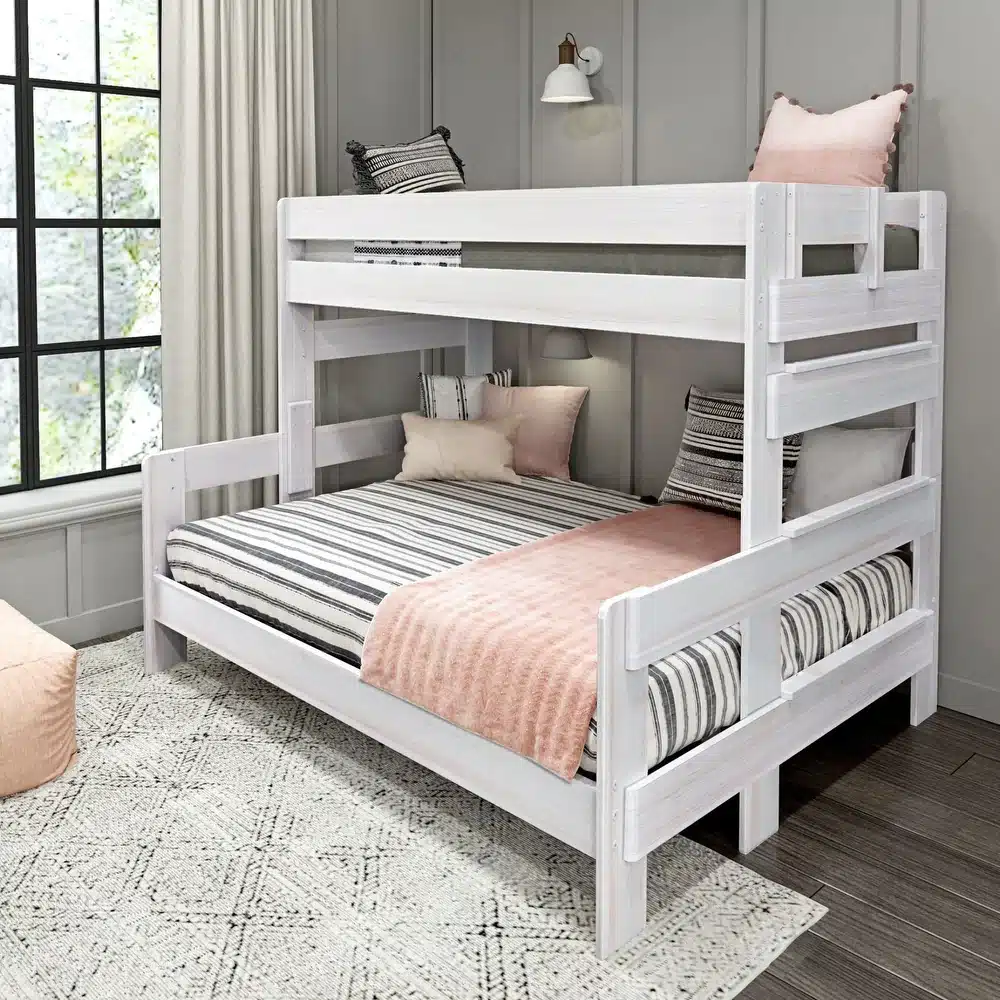 Max and Lily Farmhouse Twin XL Over Queen Bunk Bed
