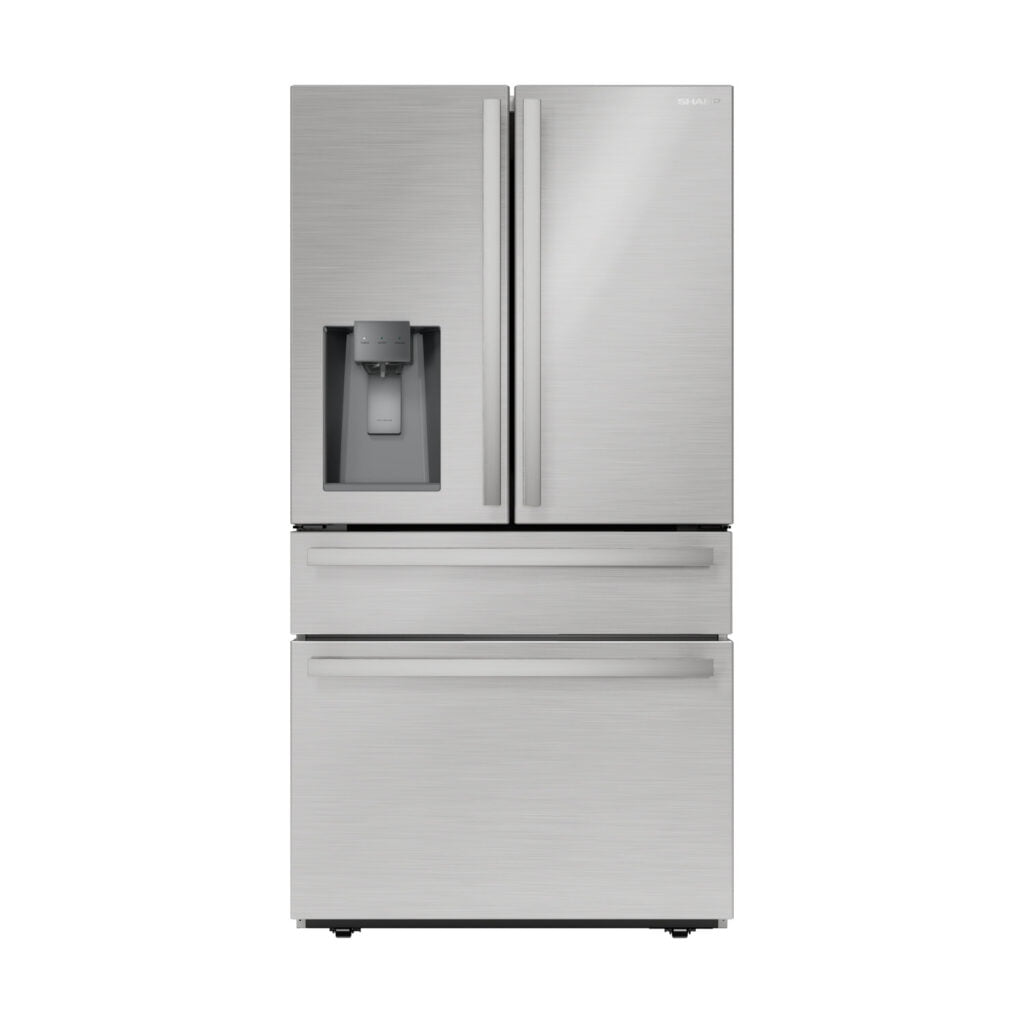 Sharp French 4 Door Counter Depth Refrigerator with Water Dispenser SJG2254FS