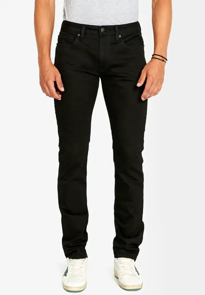 Slim Ash Crinkled Black Jeans BM22047