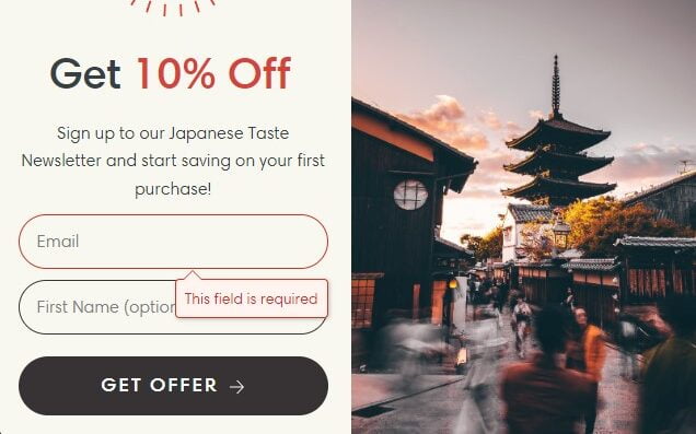 Japanese Taste Discount