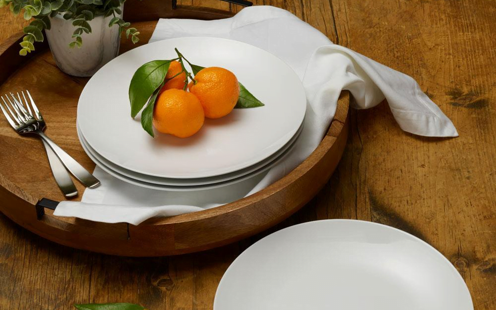 Everyday White® Coupe Set of 4 Dinner Plates