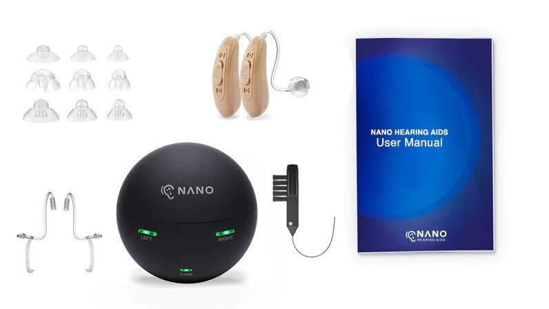 NANO X2 Recharge OTC Hearing Aids (BTE4)