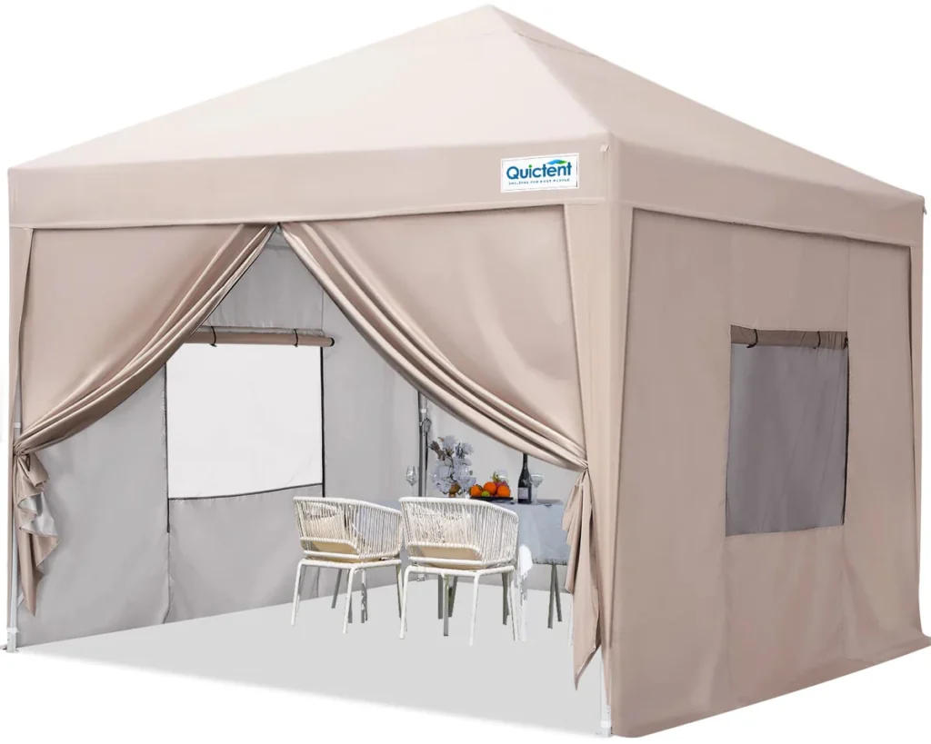 Quictent Portable Pop Up Canopy with Sidewalls