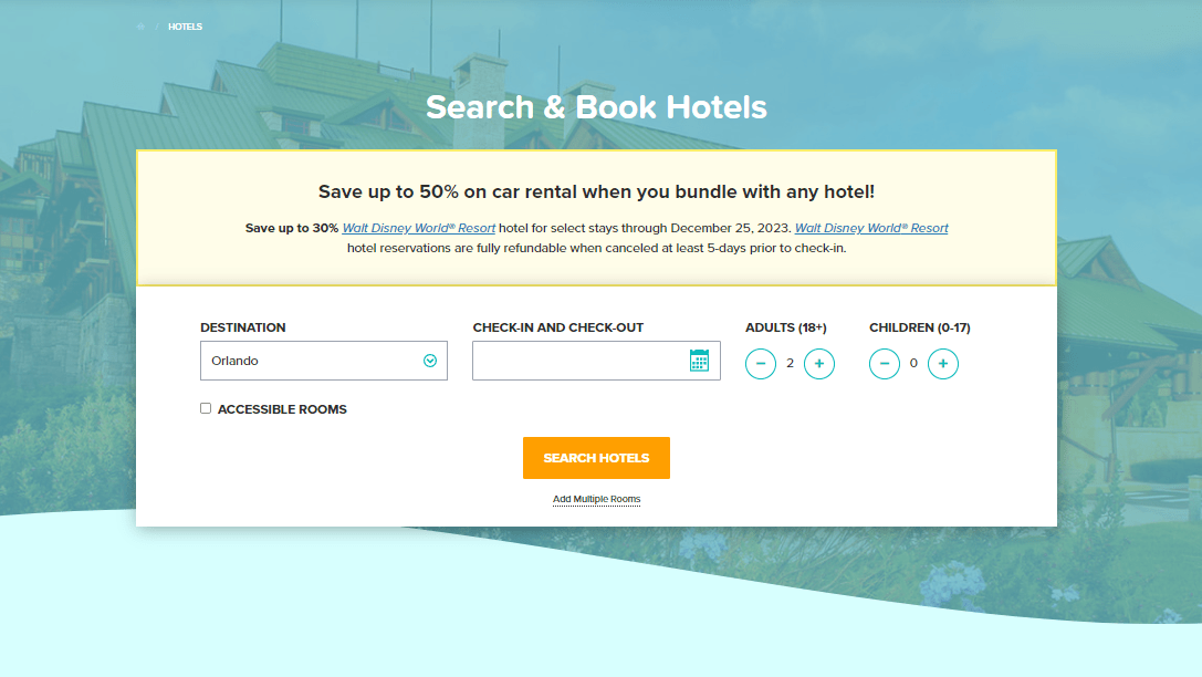 Search & Book Hotels